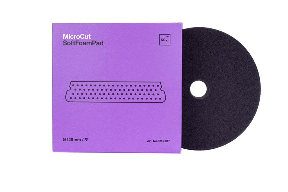 Micro Cut Soft Foam Pad 126 x 25mm - Leštiaci kotúč fialový mäkký 1