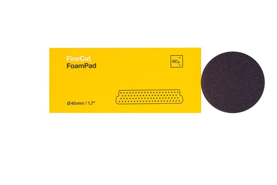 Fine Cut Foam Pad 45 x 25 mm - Leštiaci kotúč žltý 1