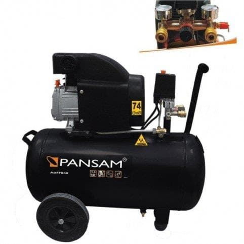 Olejový kompresor 50l 1500W, 8bar ,200l/min, Dedra 1