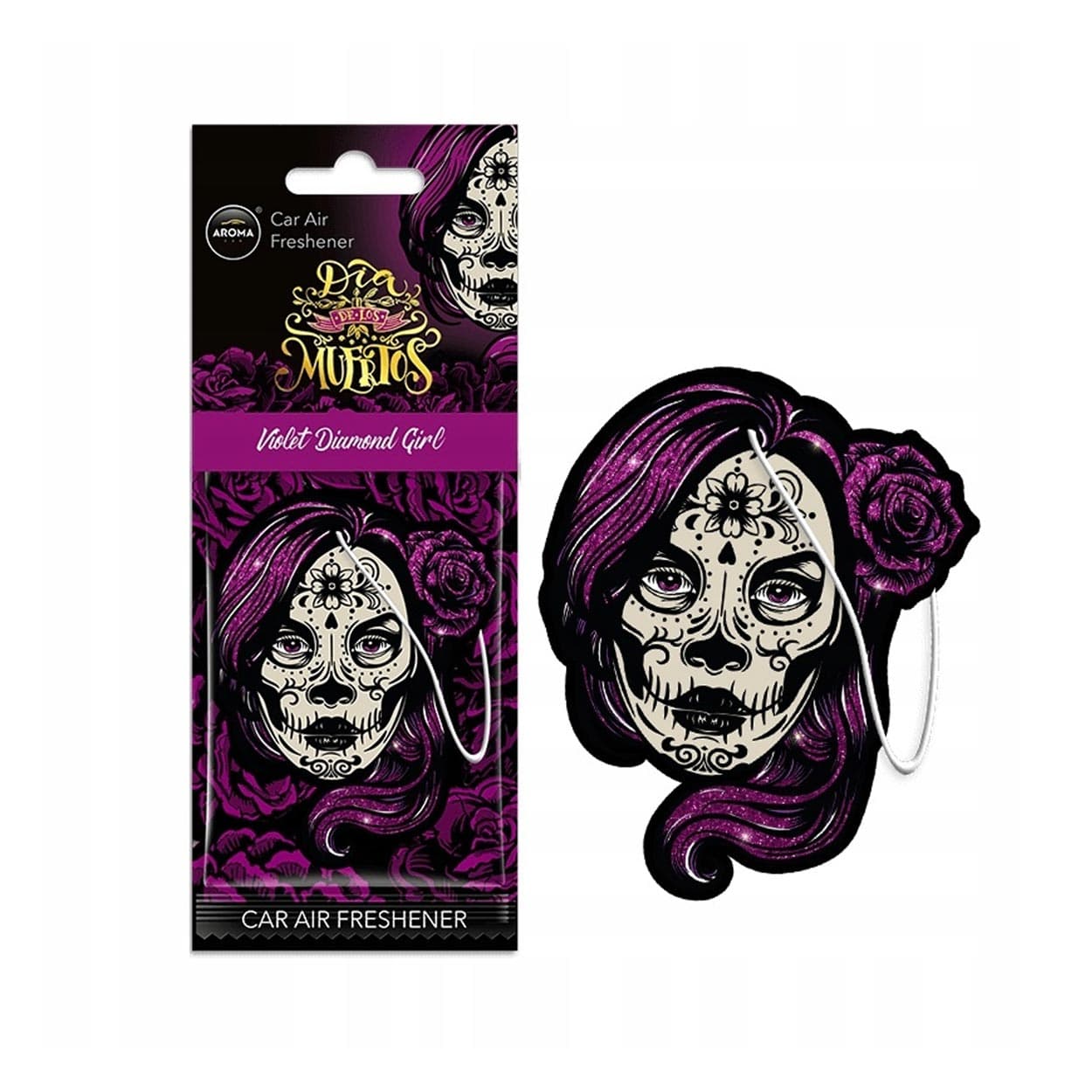 Osviežovač vzduchu AROMA CAR MUERTOS Violet Girl Spicy Delight - A10378