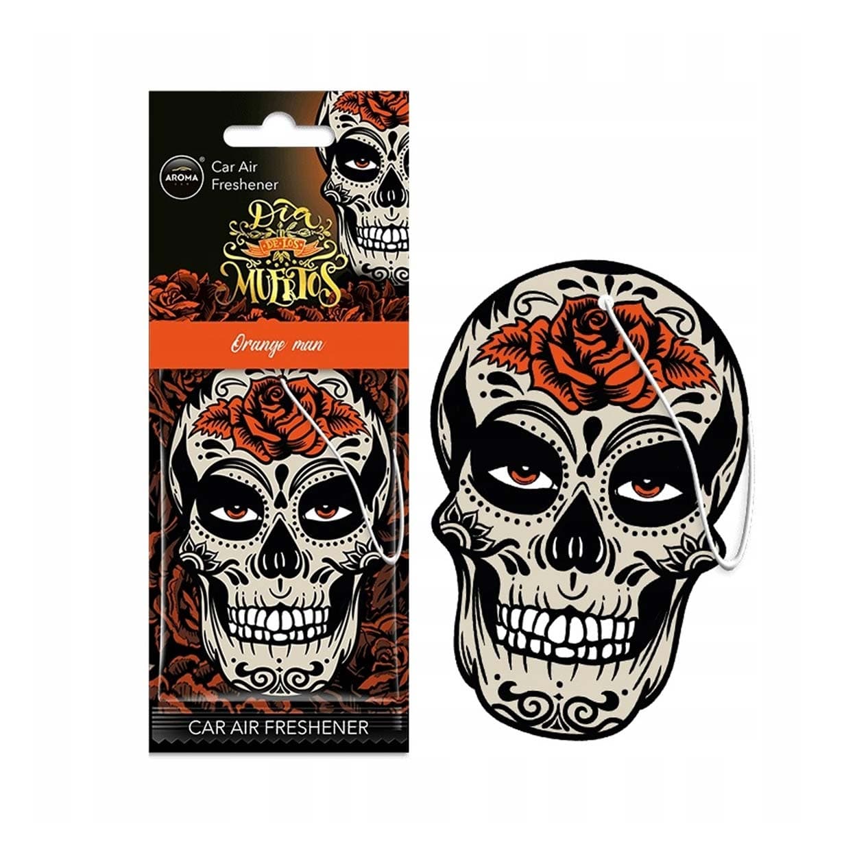 Osviežovač vzduchu AROMA CAR MUERTOS Skull Orange Man Island Driftwood - A10379