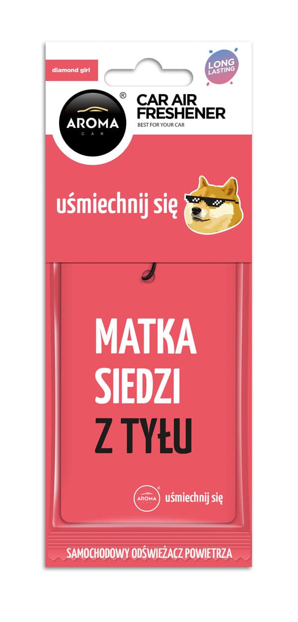 Osviežovač vzduchu AROMA CAR LETS SMILE Diamond Girl - A10665