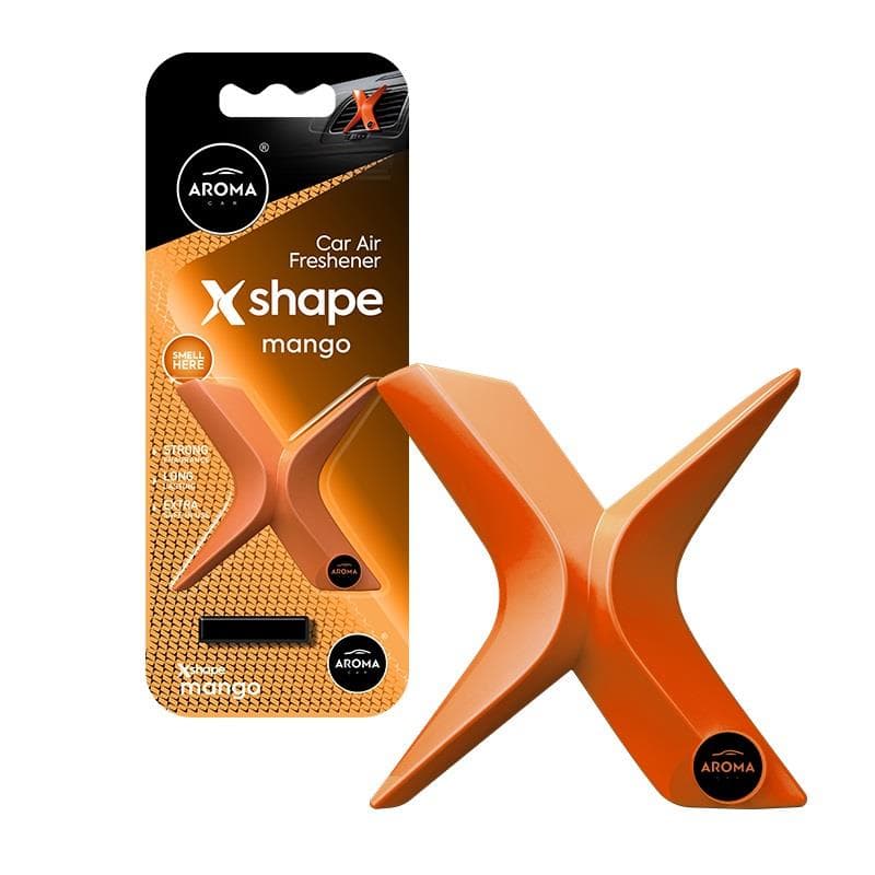 Osviežovač vzduchu AROMA CAR X Shape Mango 1