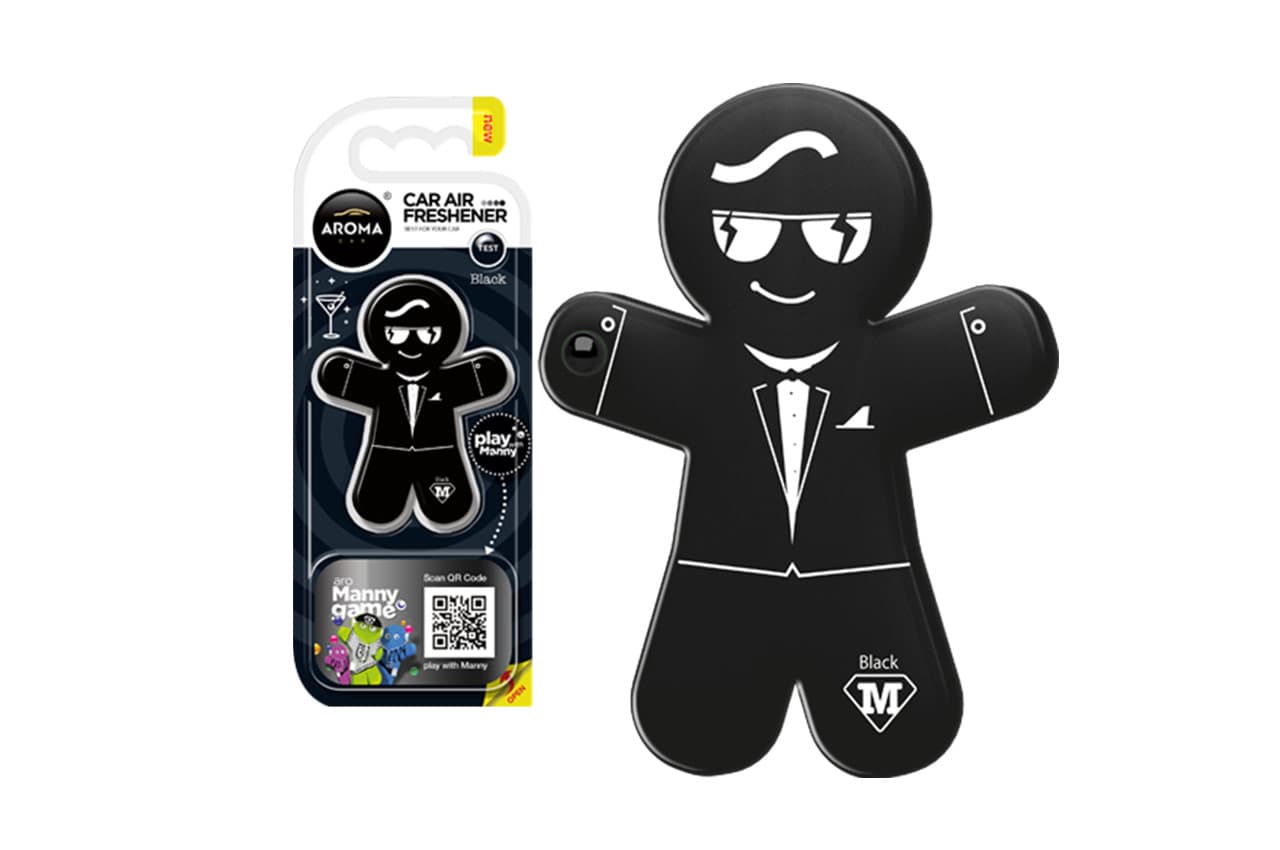 Osviežovač vzduchu AROMA CAR MANNY - BLACK - A92993