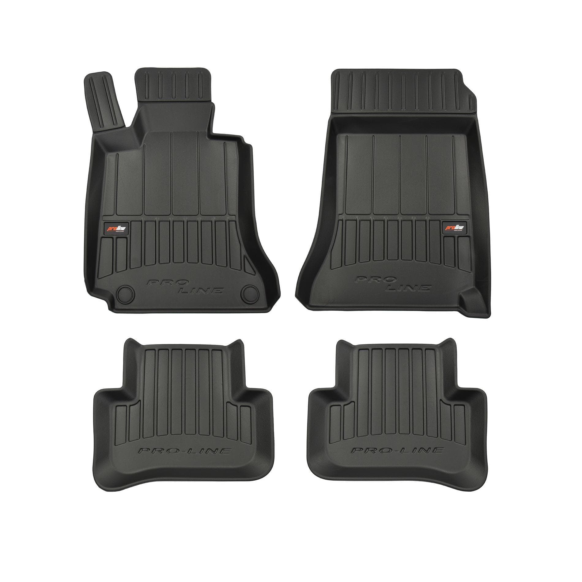 Gumené koberce 3D MB C-Class W204 07-14 (4 ks.)