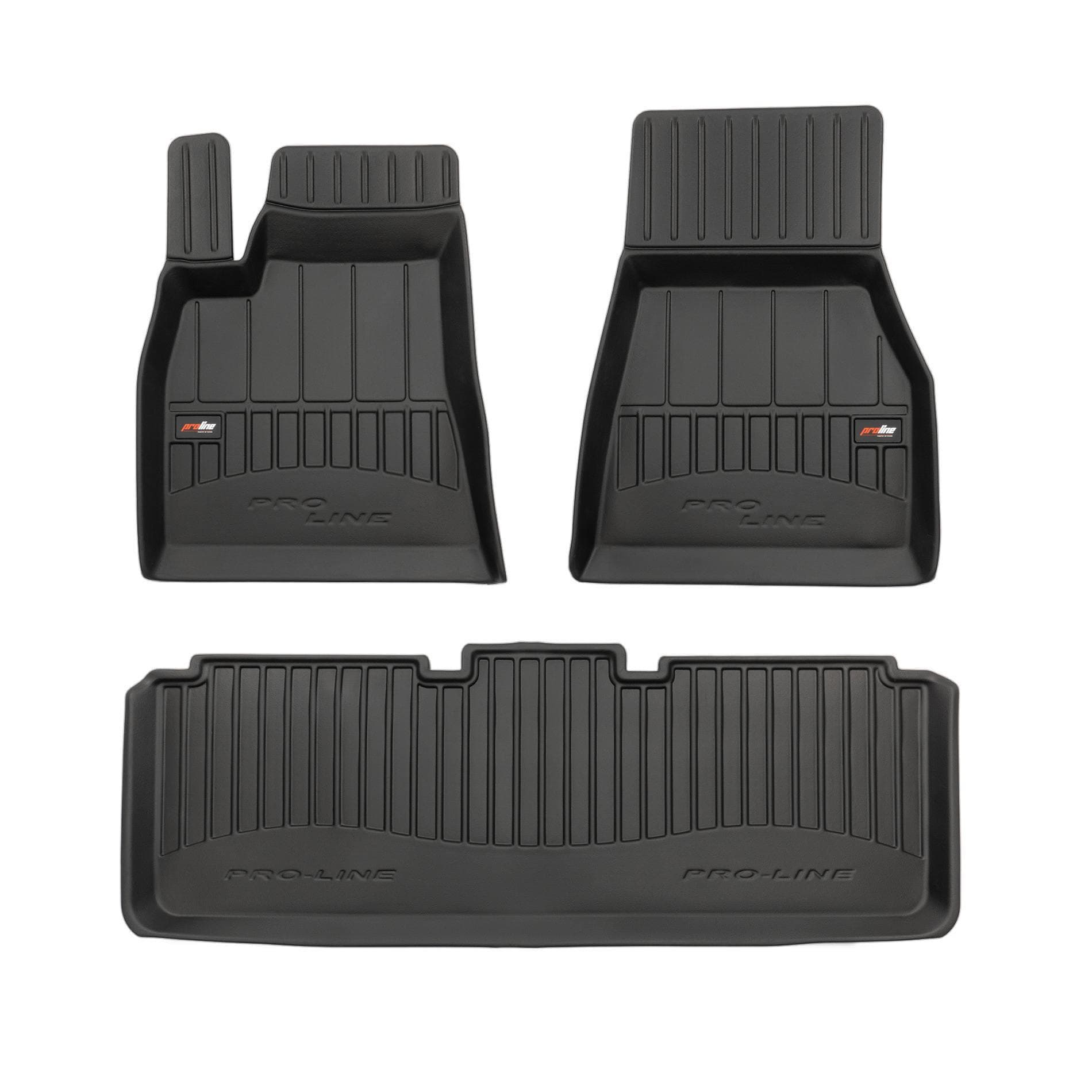 Gumené koberce 3D TESLA Model S 12- (3 ks.) 1