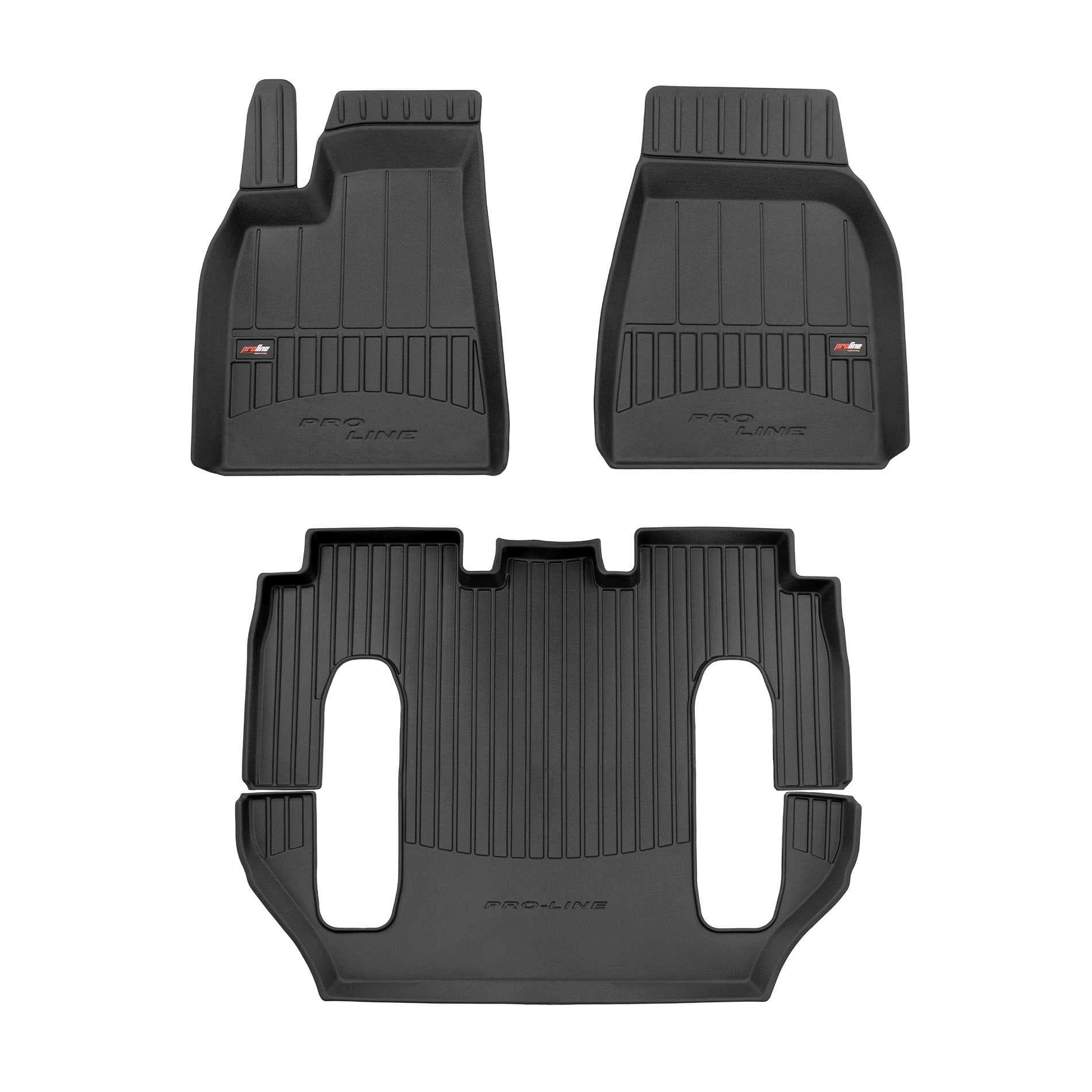 Gumené koberce 3D TESLA Model X 15-21 (3 ks.)