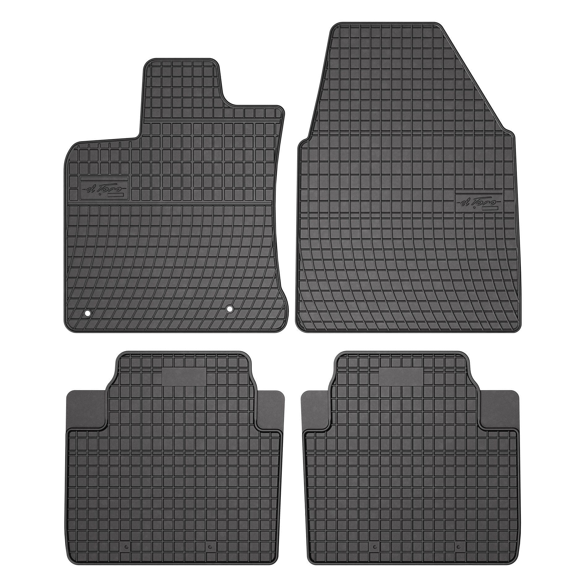 Gumené koberce NISSAN QASHQAI I +2 07-13 (4 ks.) 1