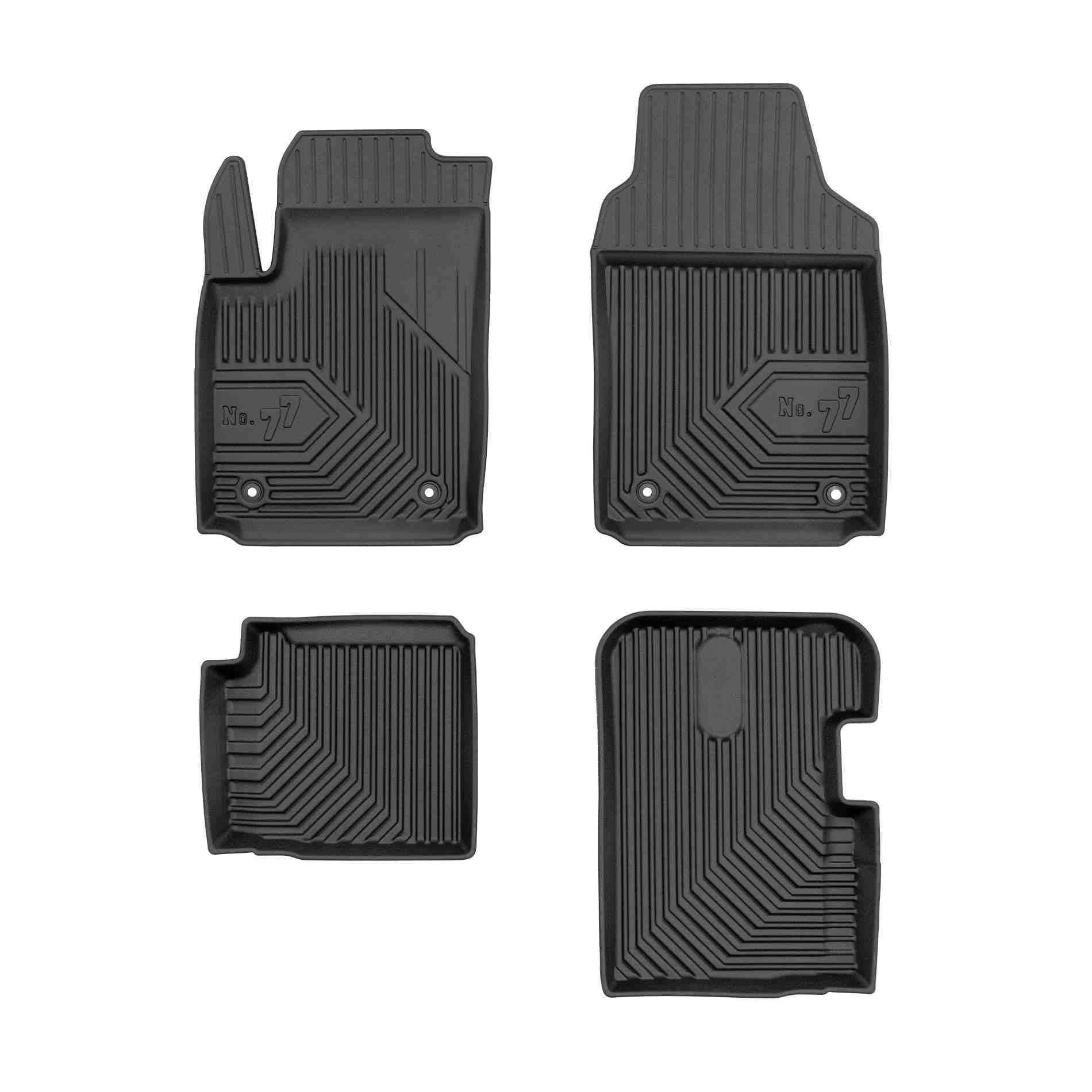 Gumené koberce FIAT 500 20- (4 ks)