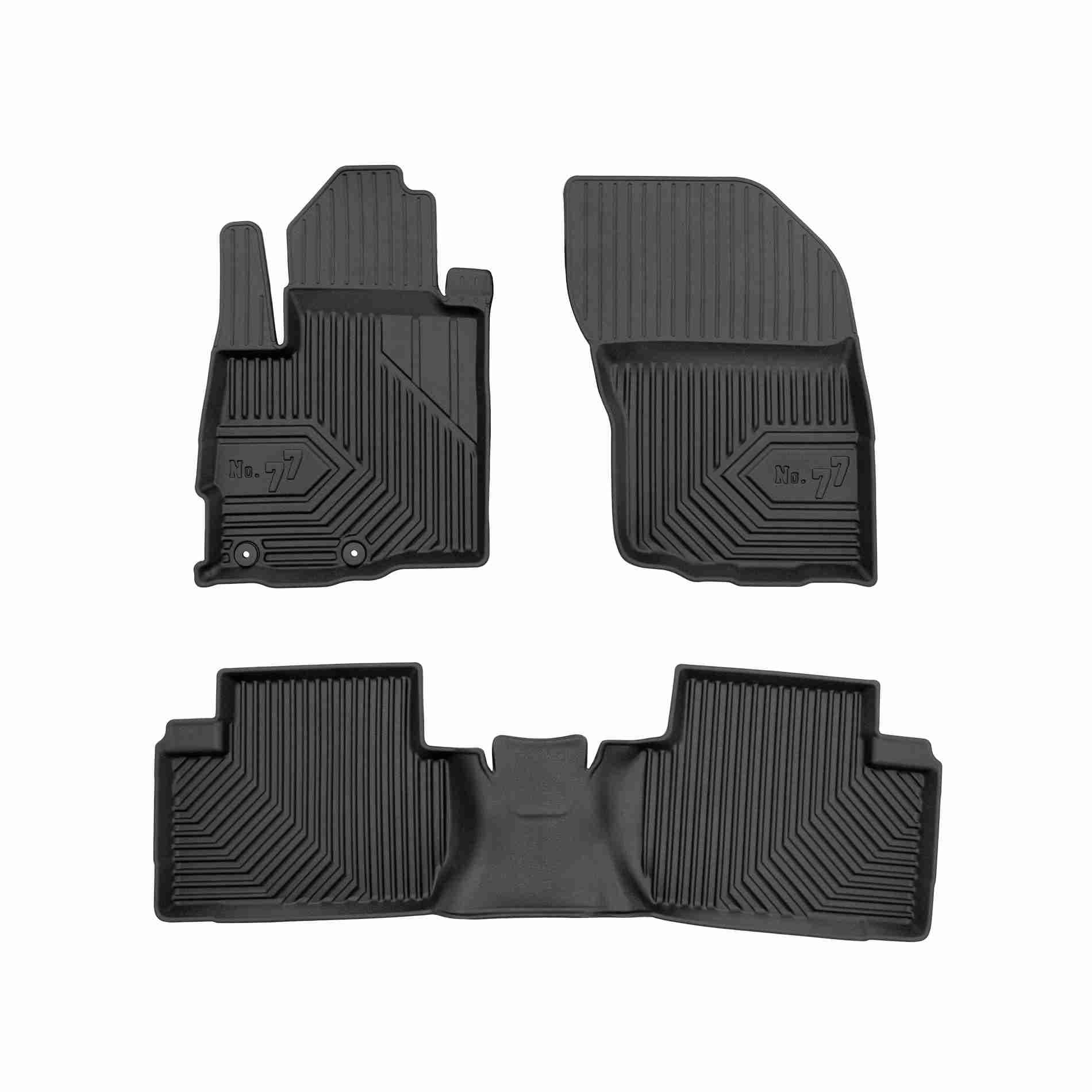 Gumené koberce MITSUBISHI Outlander II 06-12 (3 ks) 1