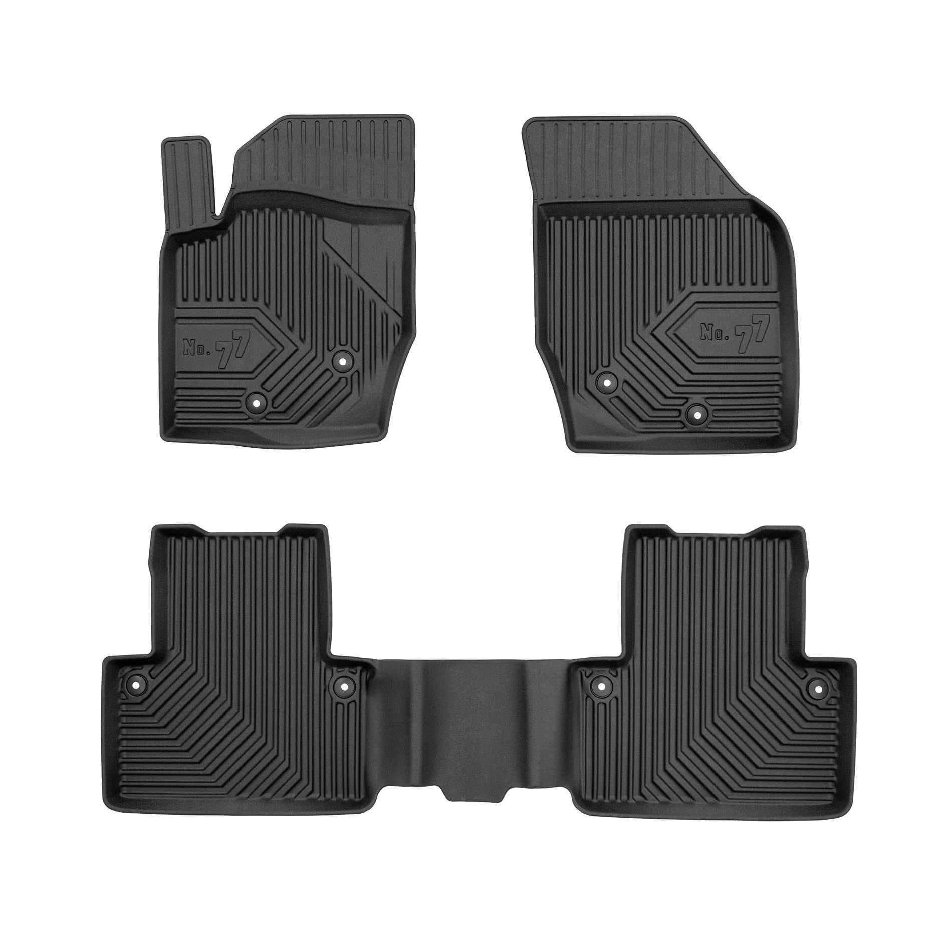 Gumené koberce VOLVO XC90 I 03-14 (3 ks)
