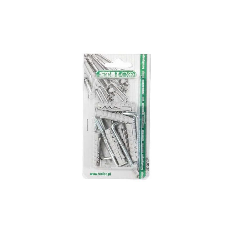 Hmoždinka rozperná s rovným hákom hmoždinka: Ø6x30mm hak: Ø4x40mm 1