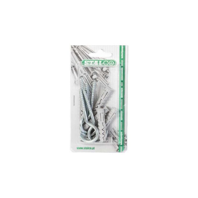Hmoždinka rozperná so stropným hákom hmoždinka: Ø12x60mm hak: Ø7x62mm 2 ks 1