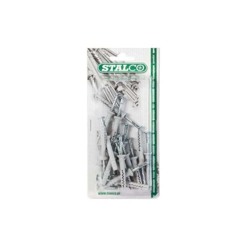 Natĺkacia hmoždinka pre rýchlu montáž s golierom hmoždinka: Ø6x80mm rozmer: Ø3,8x84mm 11 ks