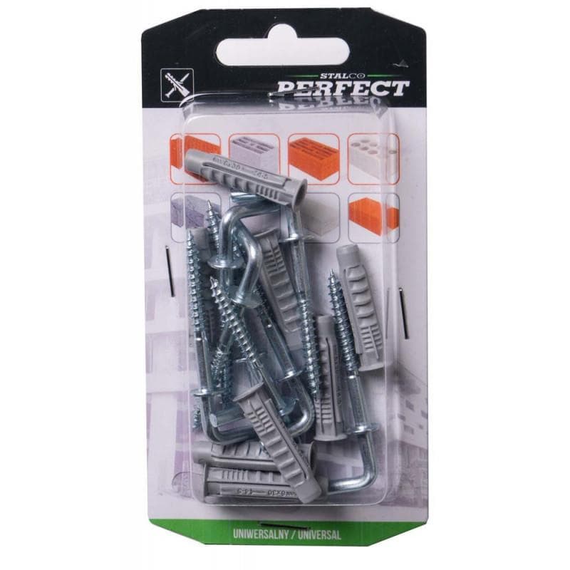 Hmoždinka rozperná s rovným hákom priem. vrtania: Ø6mm hák: Ø4,0x36mm 1