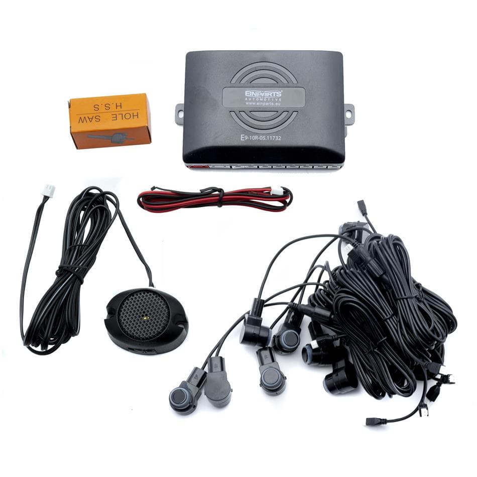 EINPARTS Súprava pre dod. montáž, parkovací asistent BUZZER 8S OEM BLACK 1