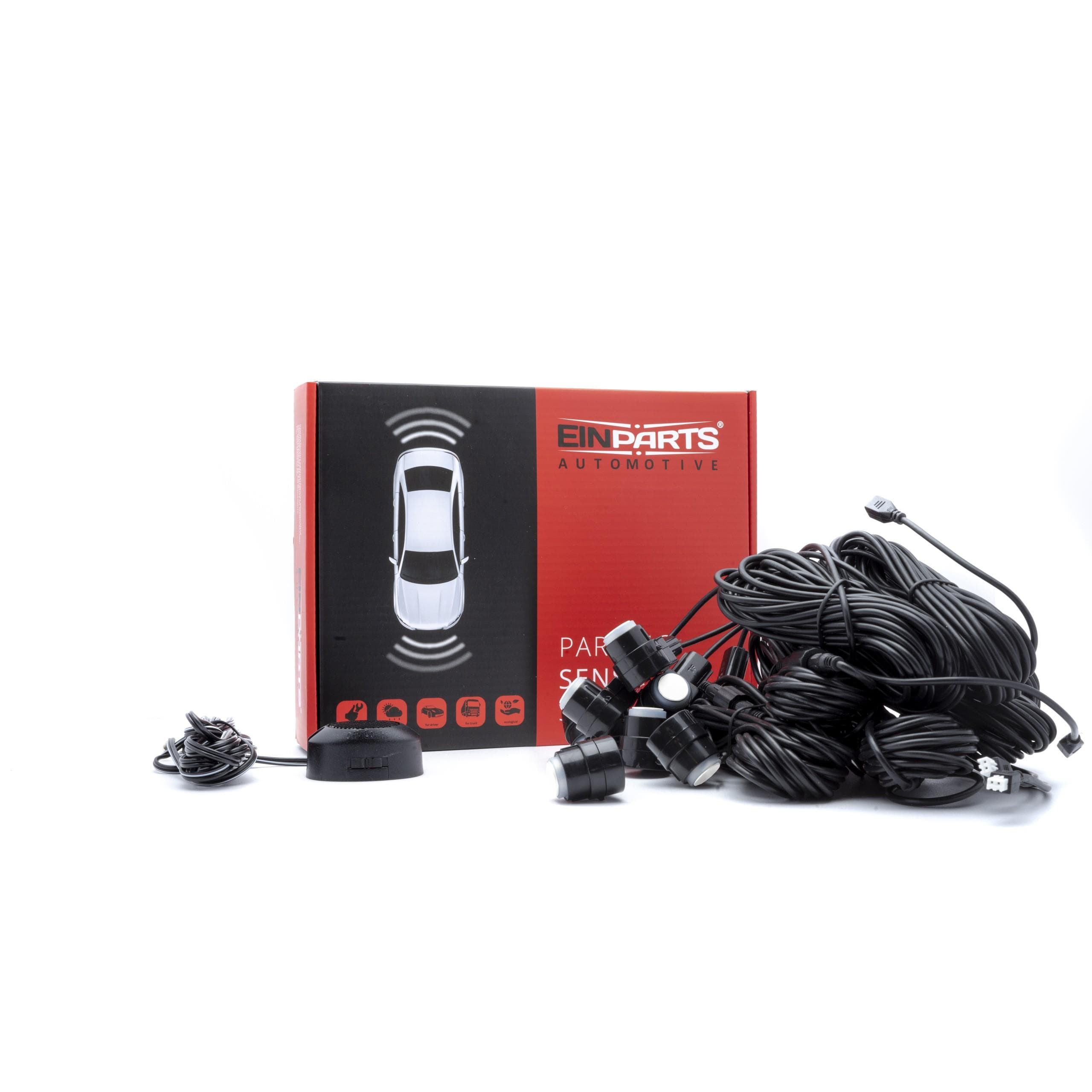 EINPARTS Súprava pre dod. montáž, parkovací asistent BUZZER 8S OEM WHITE