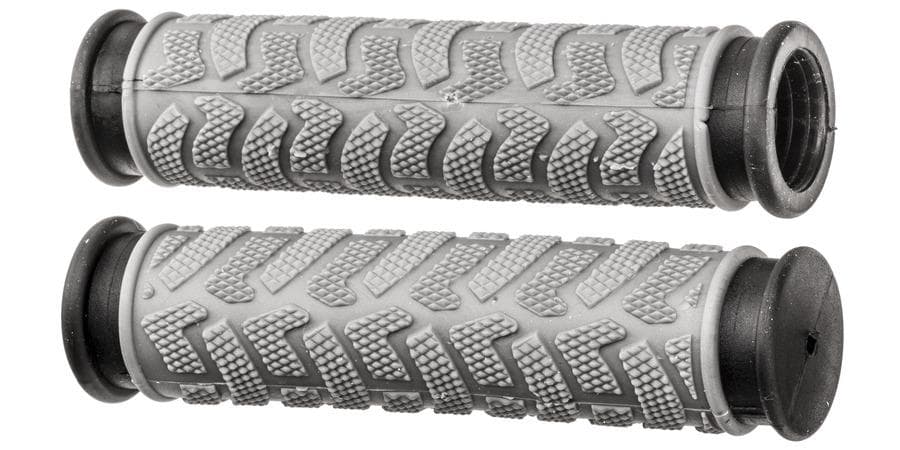 Gripy MTB(sivé/čierne, dvojkomponentné, dĺžka 127 mm, 1 pár) 1