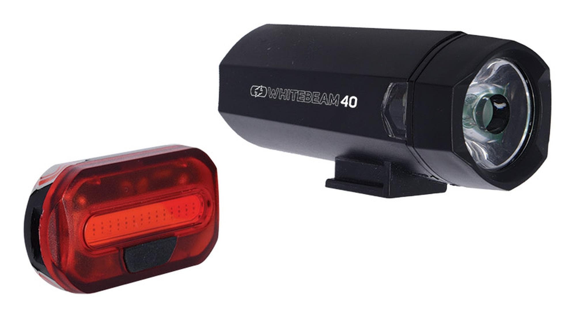 Sada svetiel na bicykel BRIGHT TORCH(LED, svetelný tok 40/5 lm)
