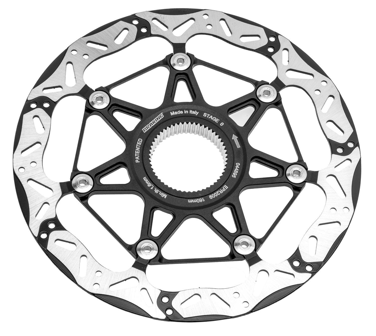 BRAKING Brzdový kotúč (priemer 160 mm, hrúbka 1,9 mm, Centerlock) (Epta Stage 0) C010-0012 1