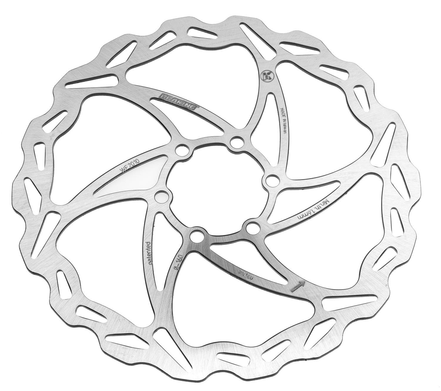 BRAKING Brzdový kotúč (priemer 160 mm, hrúbka 1,9 mm) (WFIX) C010-0024 1
