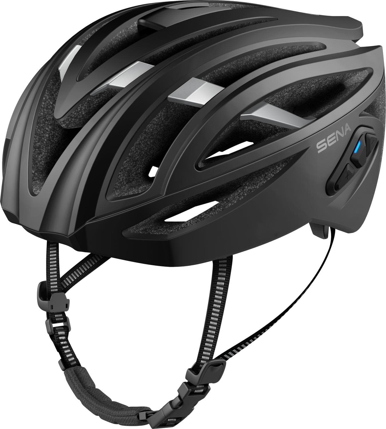 Cyklo prilba s headsetom R2 EVO (matná čierna, veľ. L) 1
