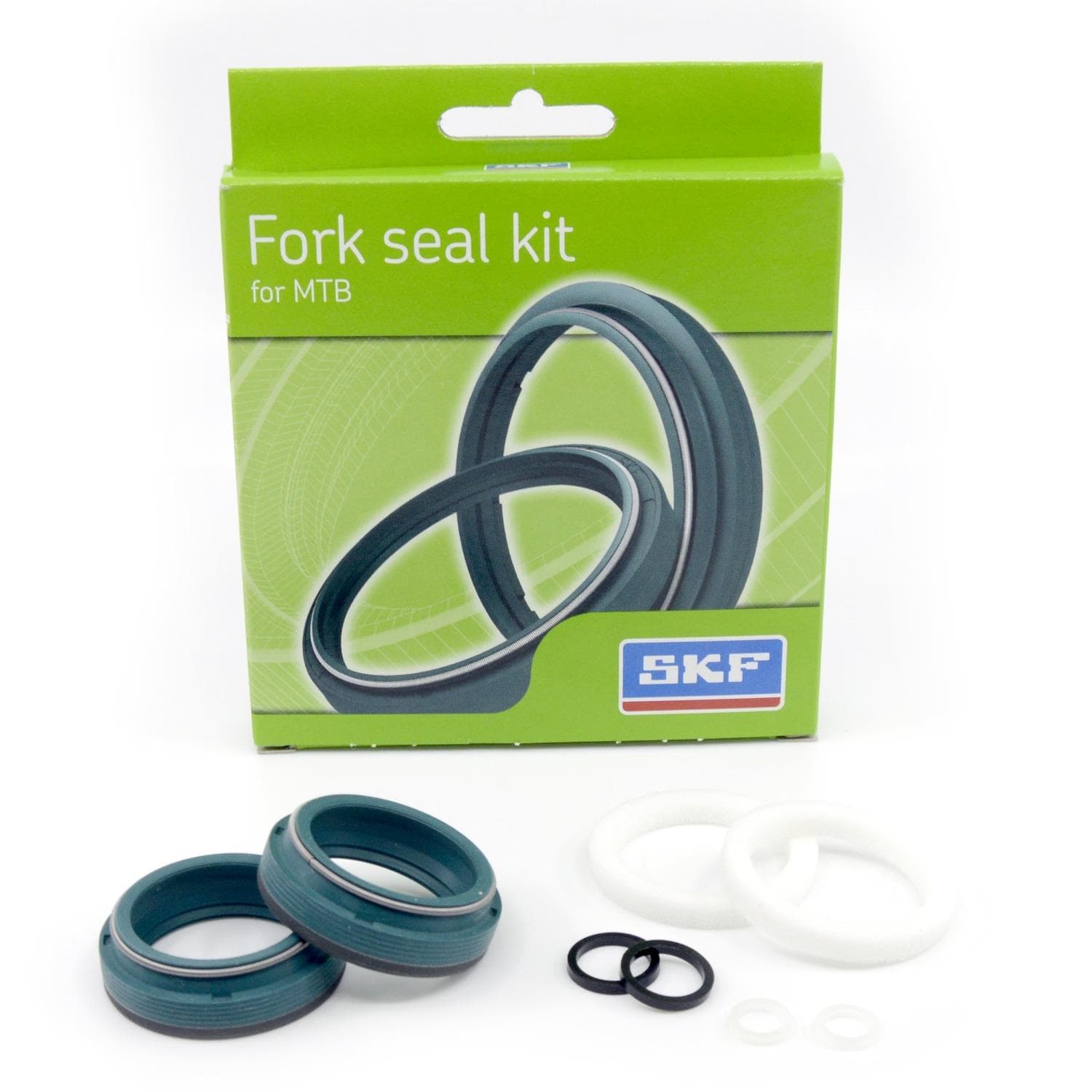 SKF Simeringy do prednej vidlice (FOX AIR 32 mm, 2016-2023) (zelené) C320-002