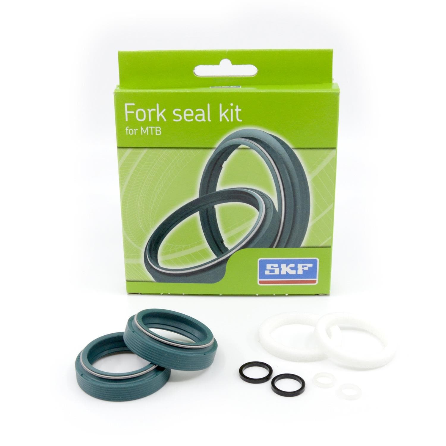 SKF Simeringy do prednej vidlice (ROCKSHOX 35 mm) (zelené) C320-012