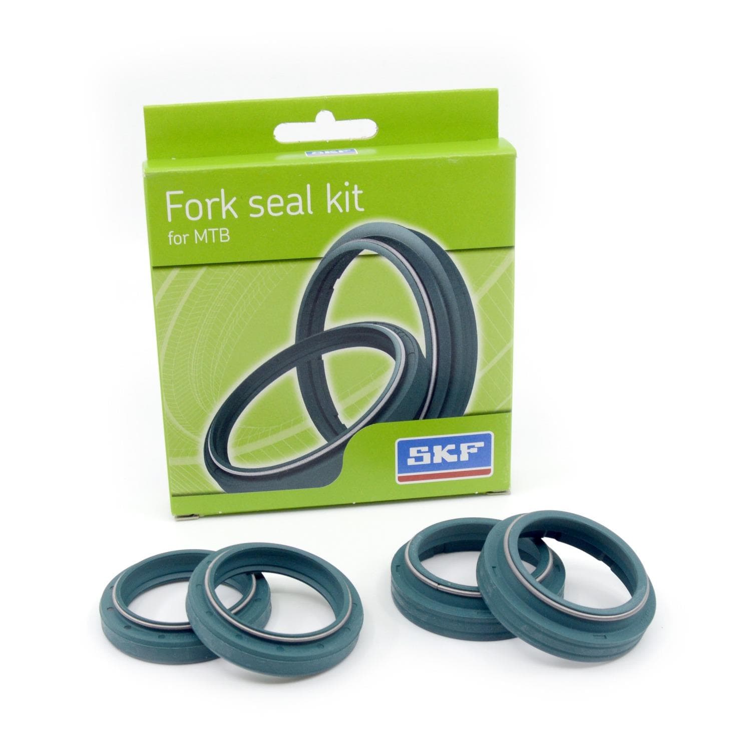 SKF Simeringy do prednej vidlice (MARZOCCHI 38 mm, 4 ks) (zelené) C320-019