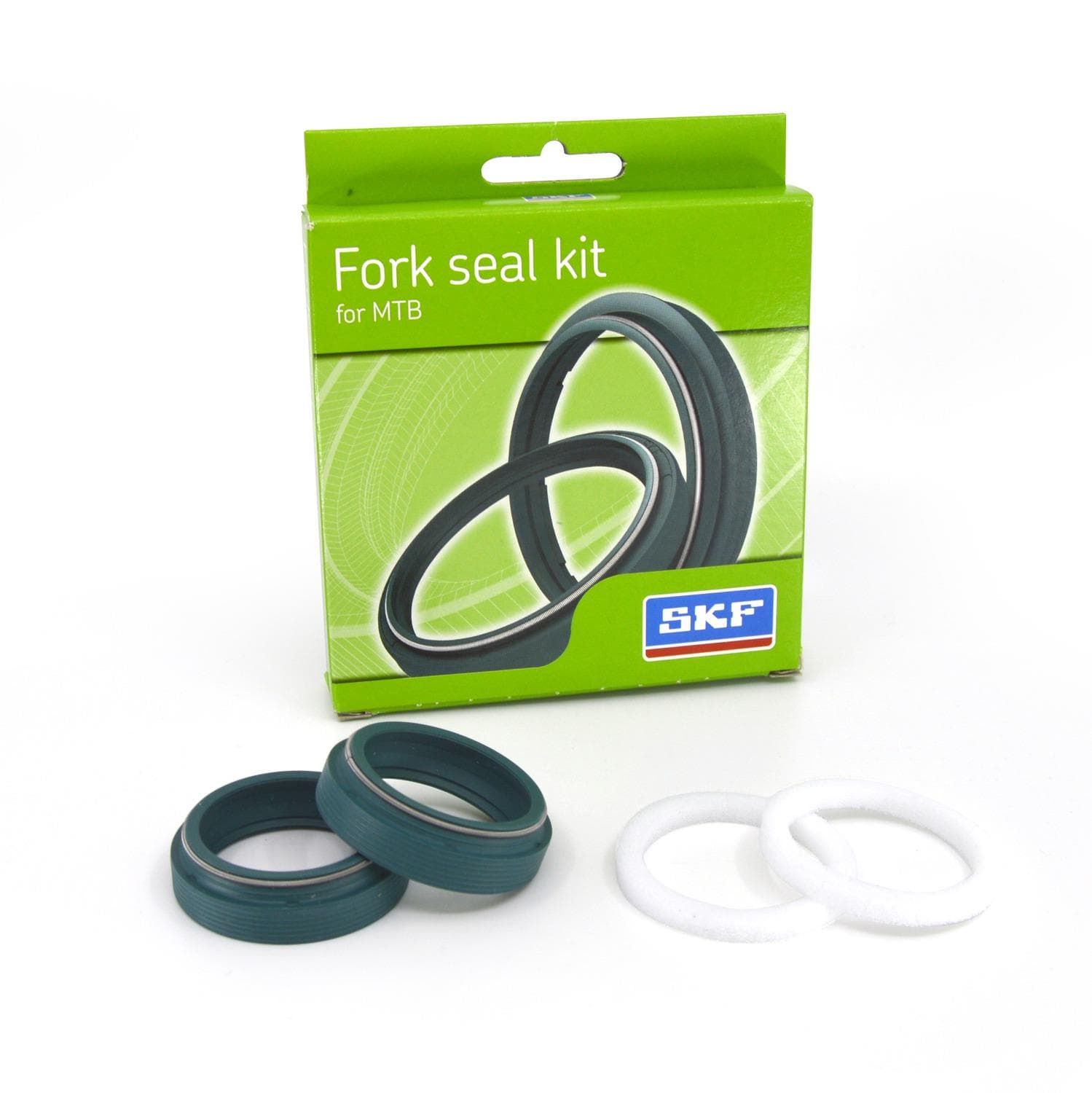 SKF Simeringy do prednej vidlice (ROCKSHOX 38 mm) (zelené) C320-021 1