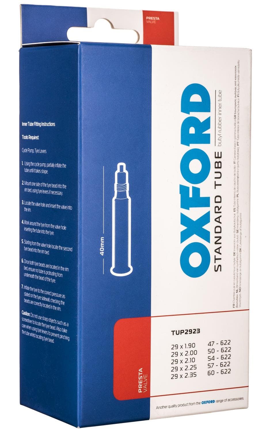Cyklo duša 29 x 1,9/2,35, galuskový ventilček