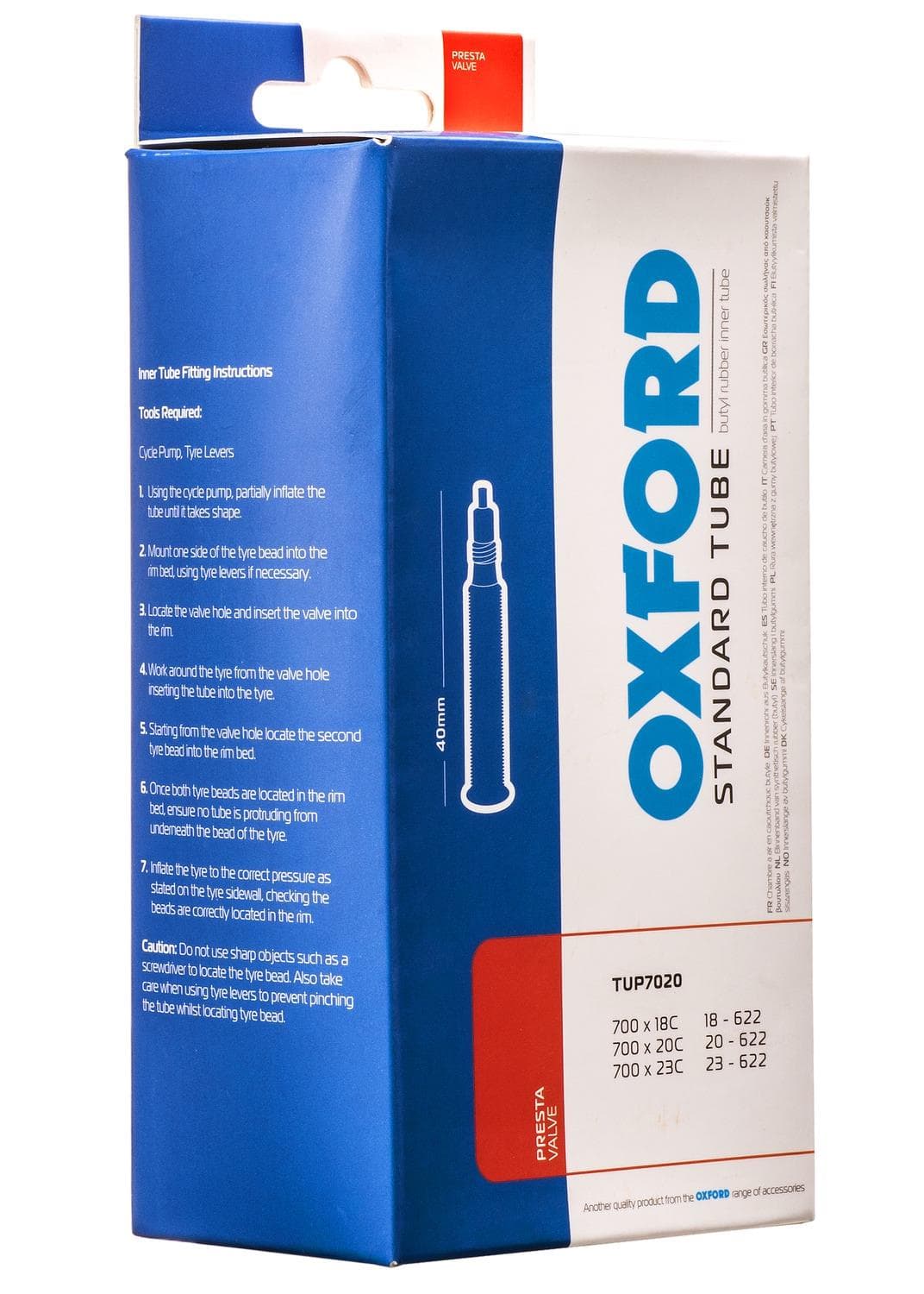 Cyklo duša 700 x 18/23C, galuskový ventilček