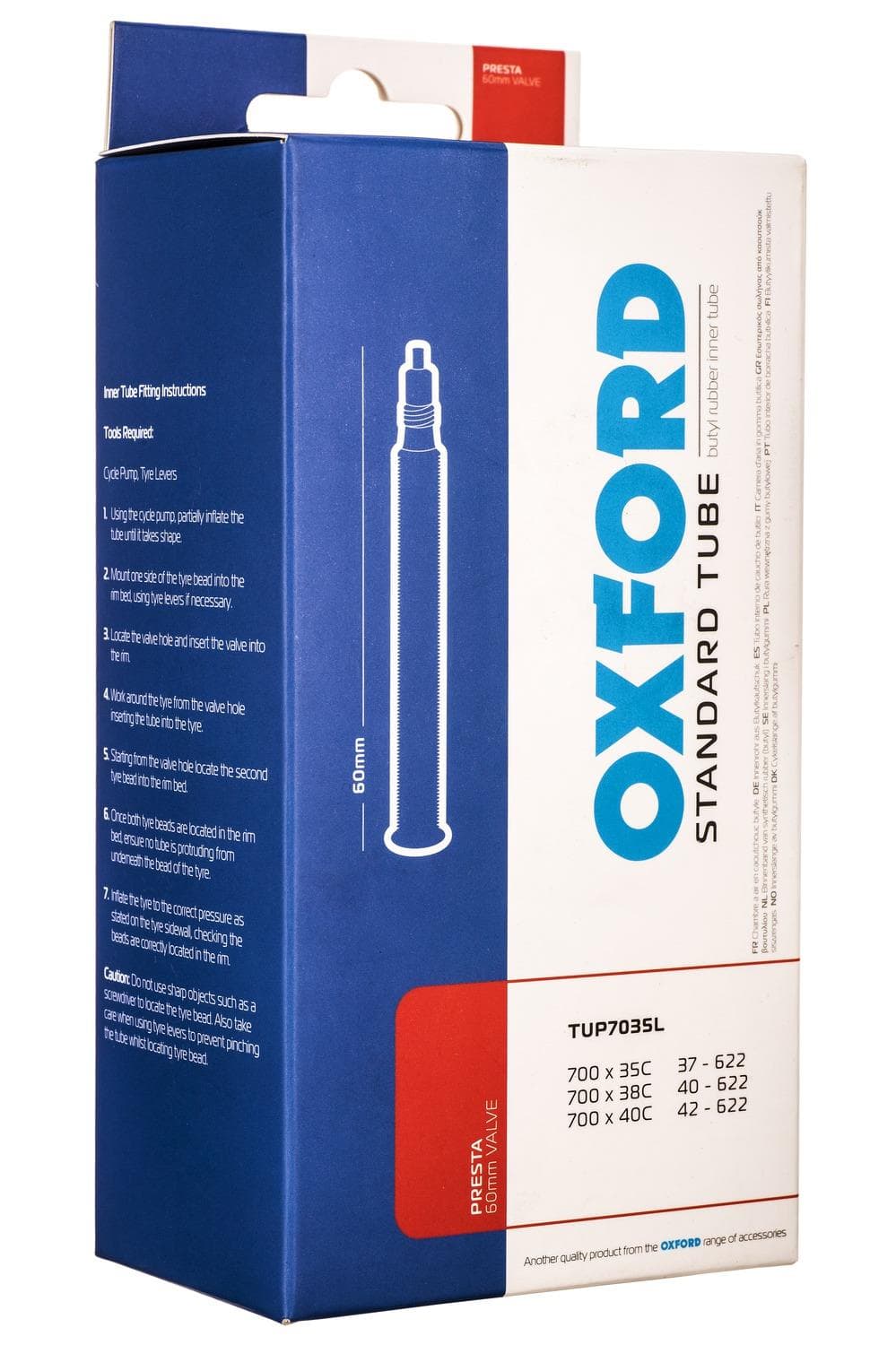 Cyklo duša 700 x 35/38C, galuskový ventil predĺžený 60 mm