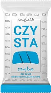 Čistiaca utierka na čistenie a odmasťovanie skiel auta