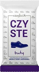 Čistiaca utierka na údržbu a čistenie lakovaných kožených topánok