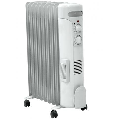 Olejový radiátor 2000W+ventilátor 400W, DEDRA 1