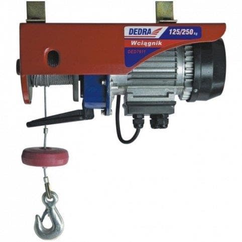 Elektrický navijak 1000W 250/500kg, Dedra