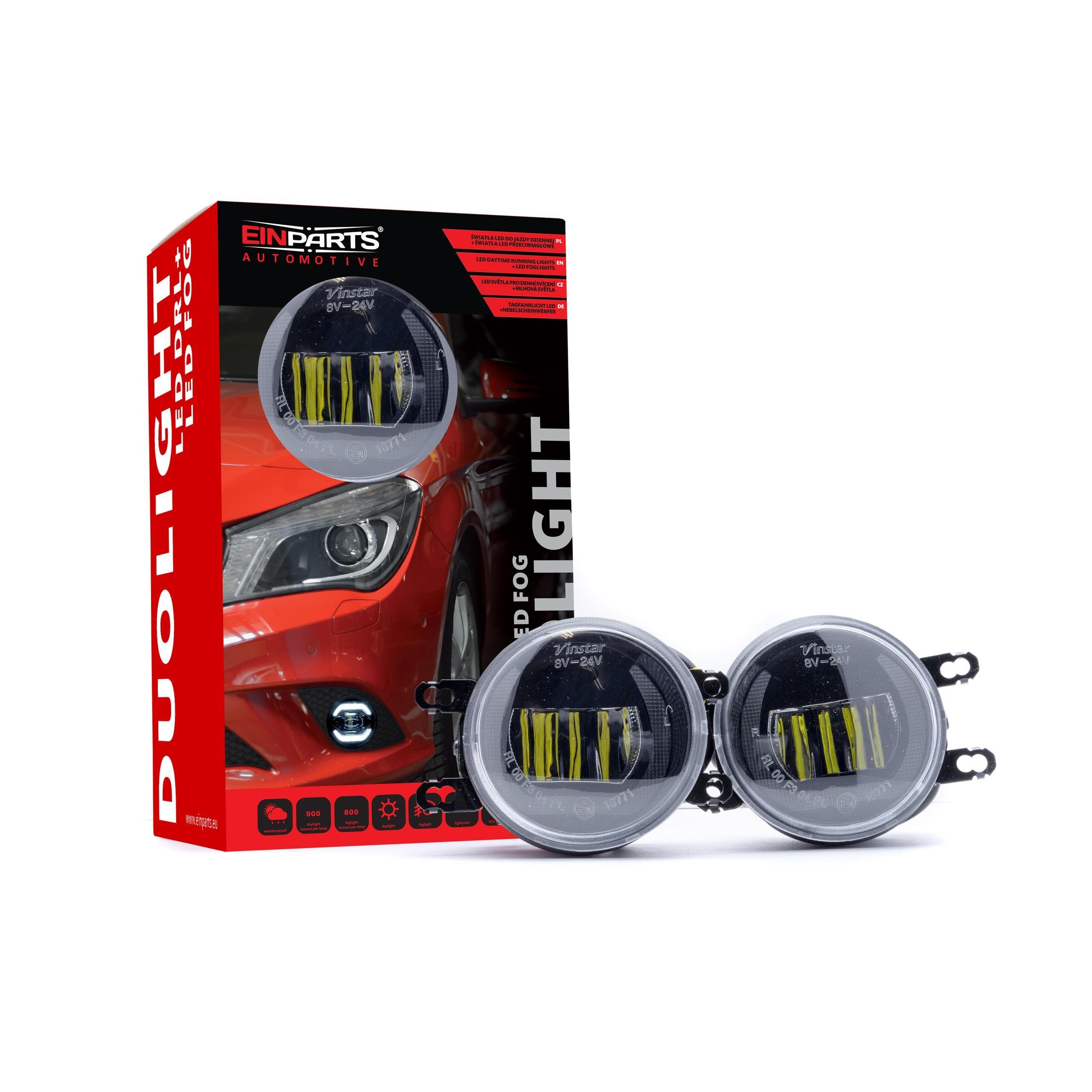 LED Denné Svietenie s Hmlovkami - DUOLIGHT DL04