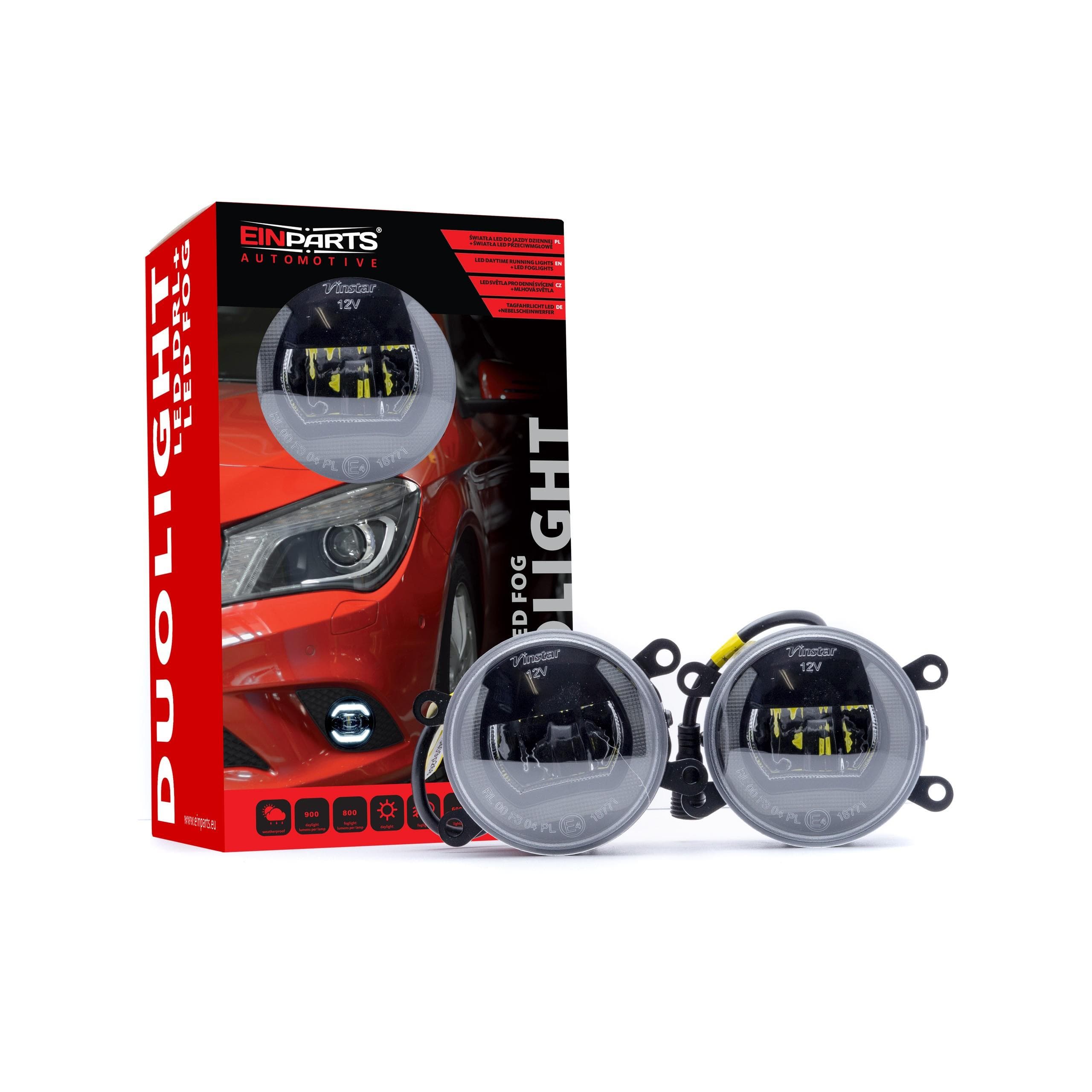 LED Denné Svietenie s Hmlovkami - DUOLIGHT DL06