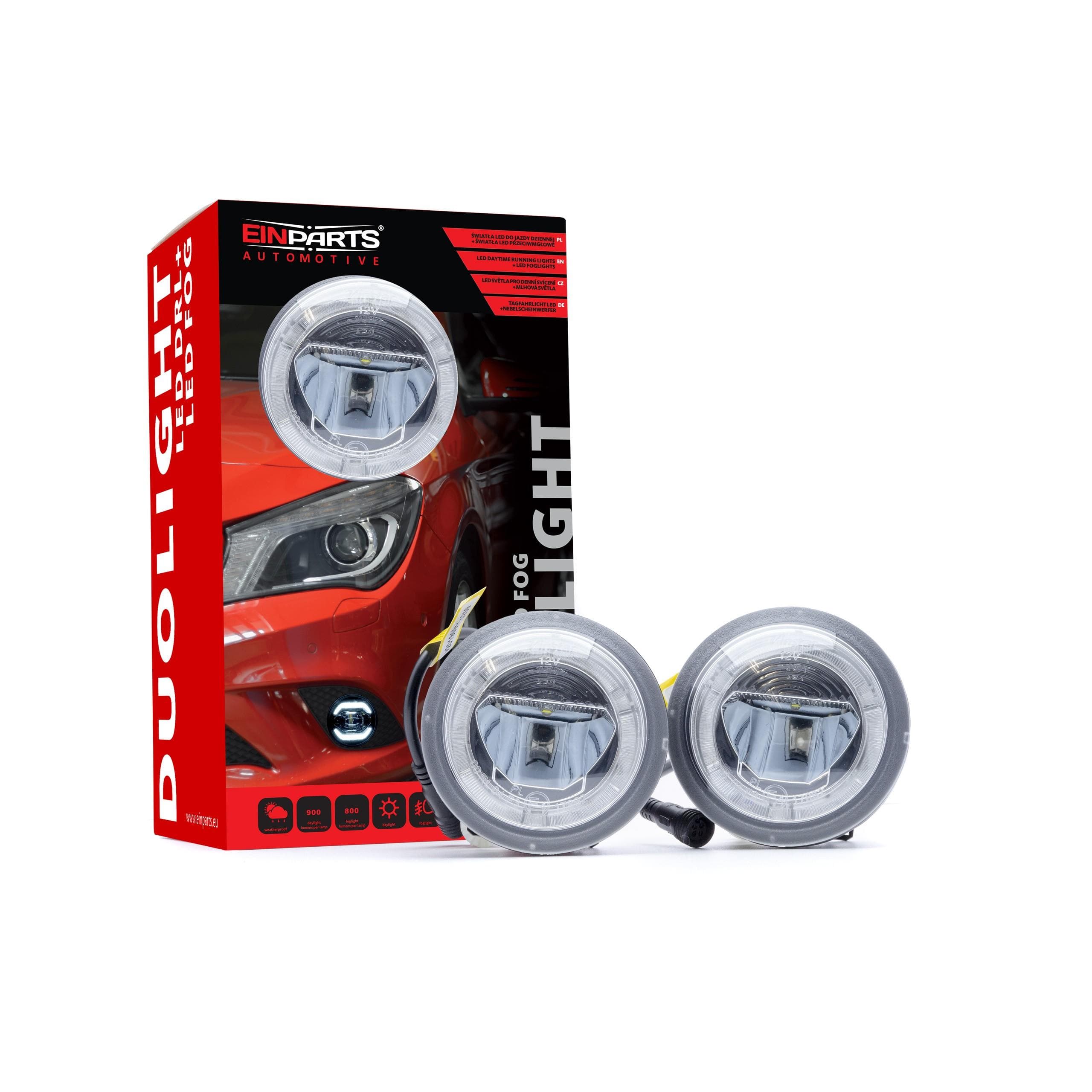 LED Denné Svietenie s Hmlovkami - DUOLIGHT DL18 1