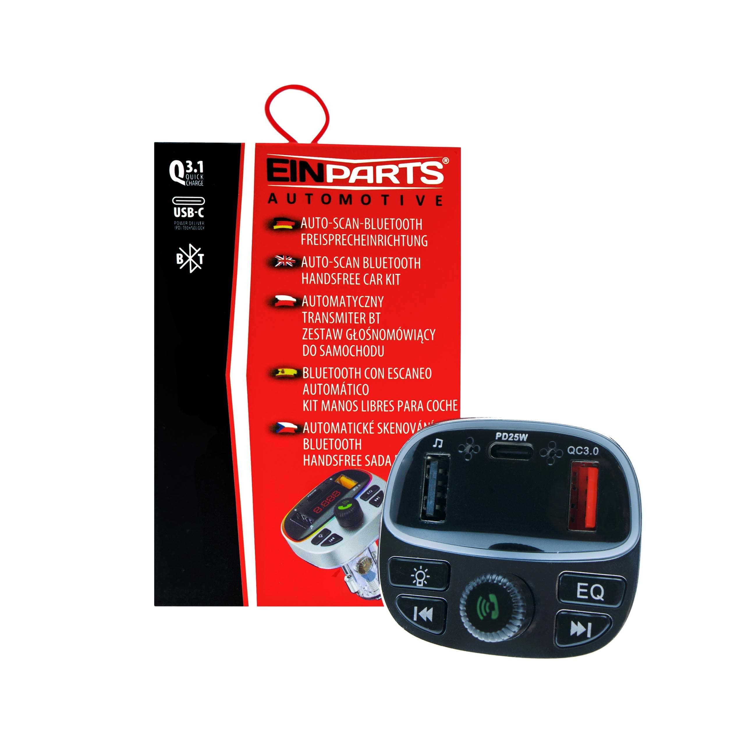 EPBTT03 FM Transmiter – QC 3.0, PD 25 W, slot TF 1