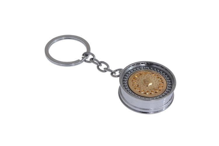 Kľúčenka disk BBS zlatá