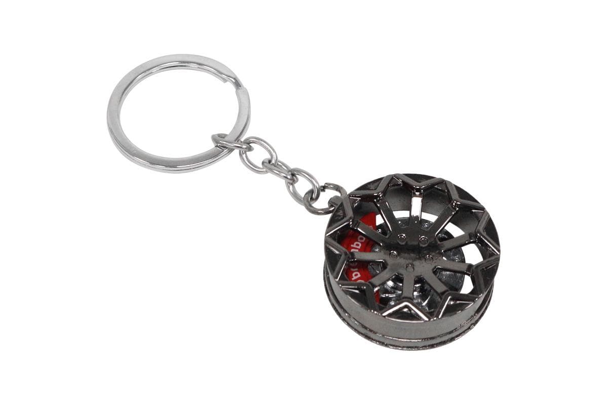 Kľúčenka disk s brzdovým strmeňom Custom čierna 1