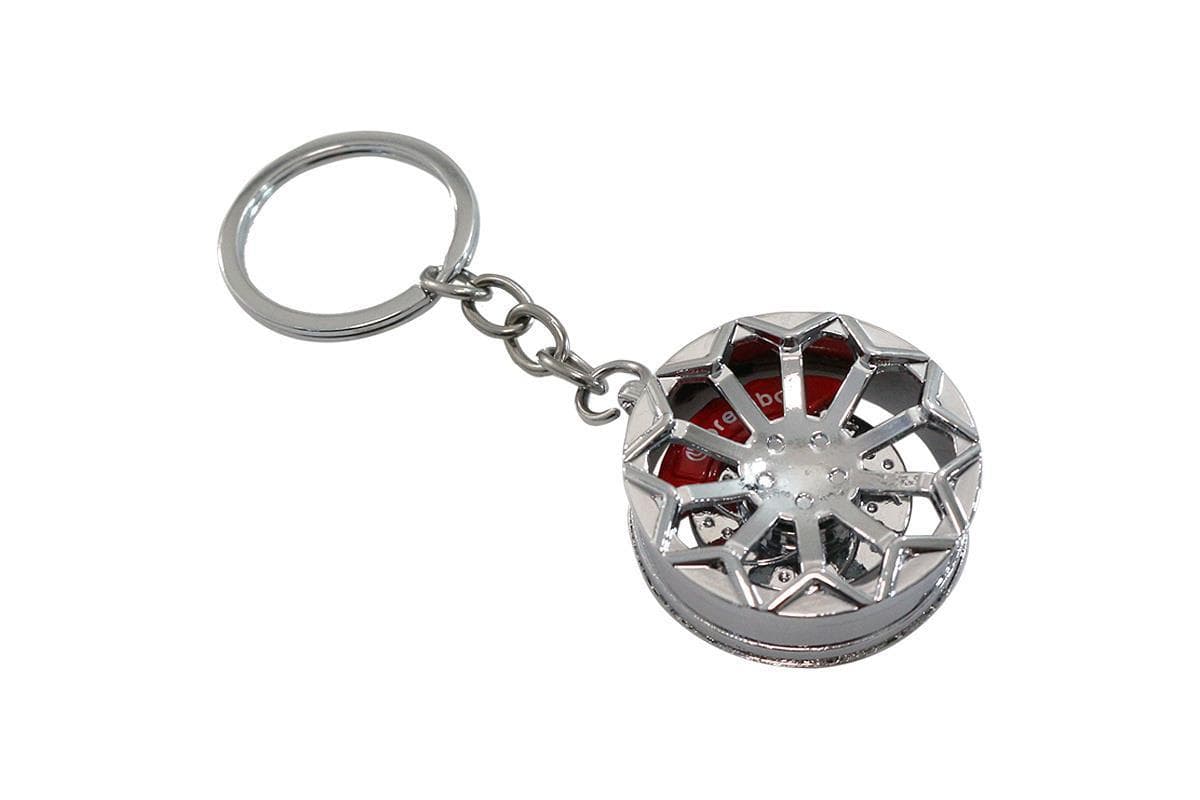 Kľúčenka disk s brzdovým strmeňom Custom strieborná 1