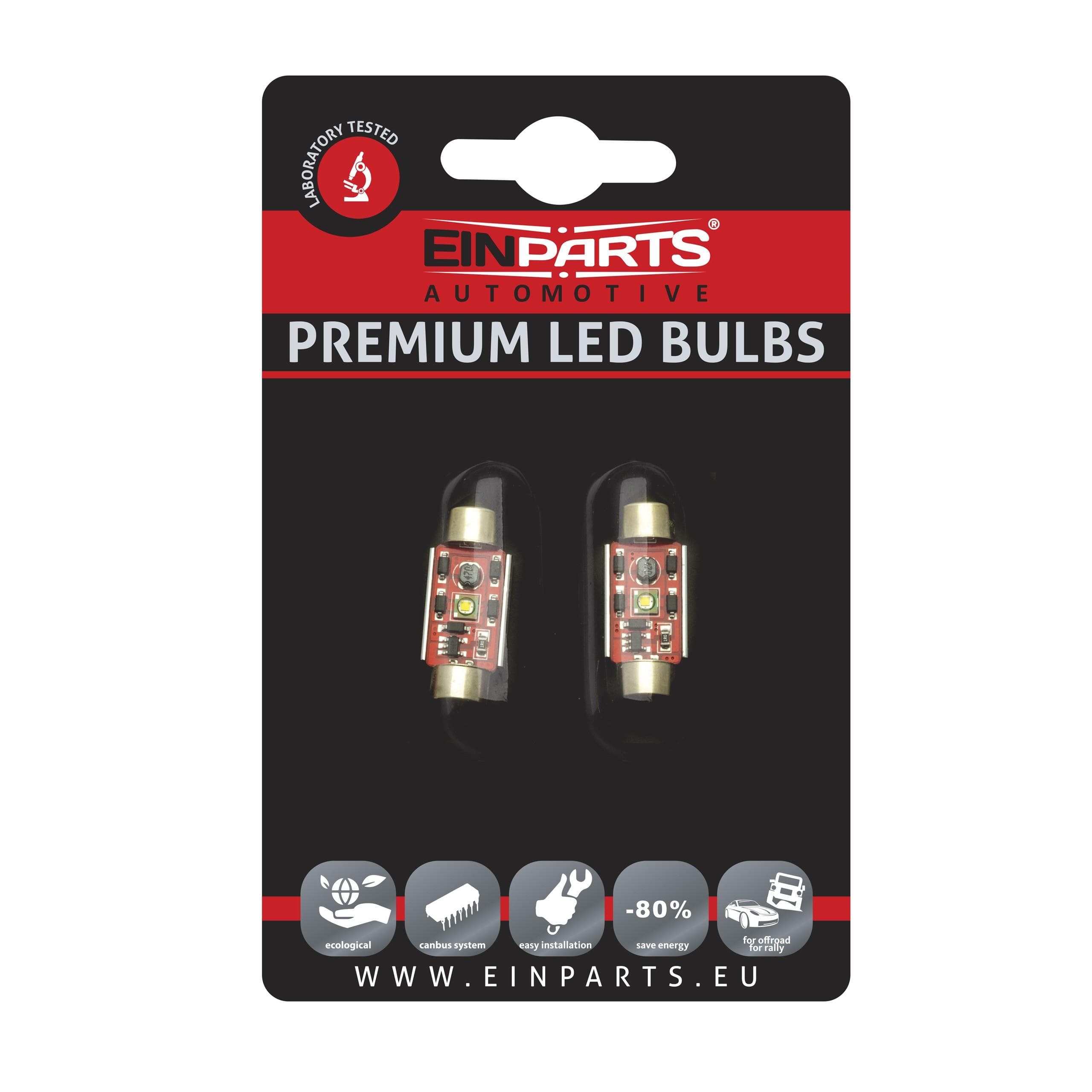 C5W LED žiarovky 3W 6000K - EPL31