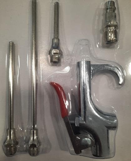 Ofukovacie pištoľ set s 5 dielmi / 40cm, 80cm, 120cm / 1