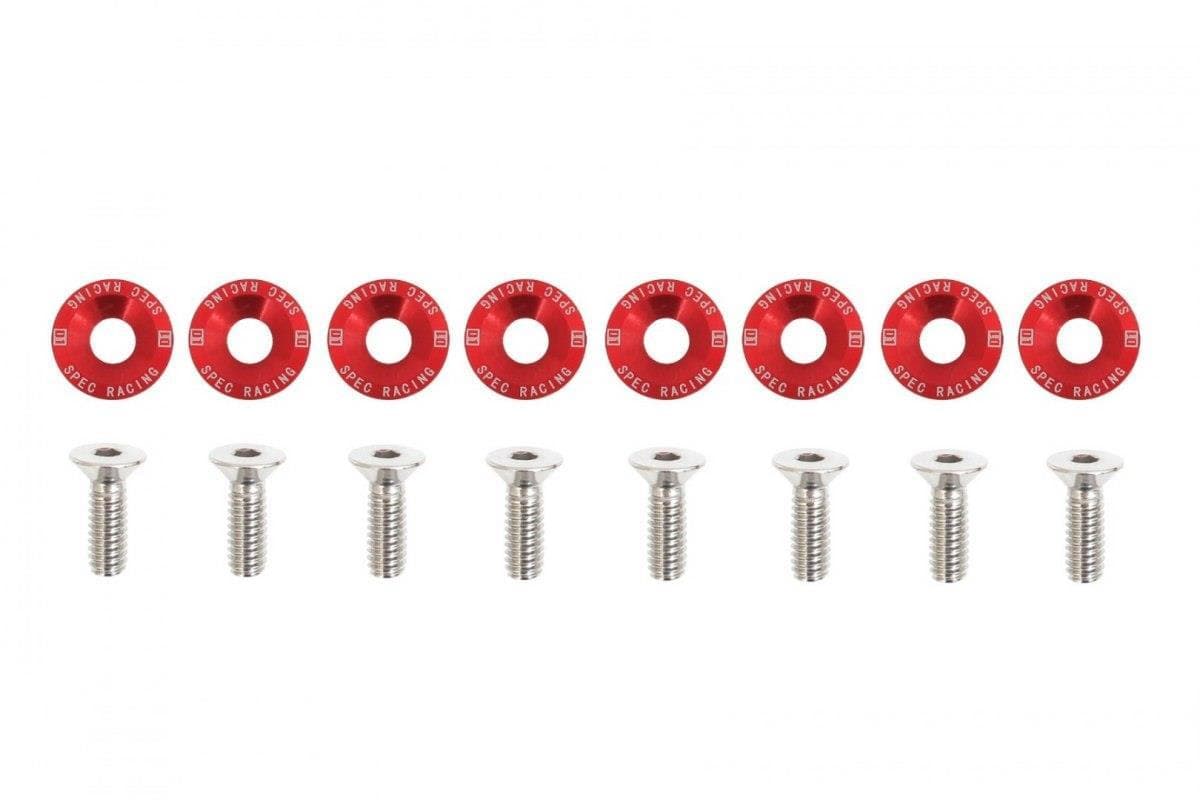 Dekoratívne skrutky M6x1.0 15mm D1 červené 1