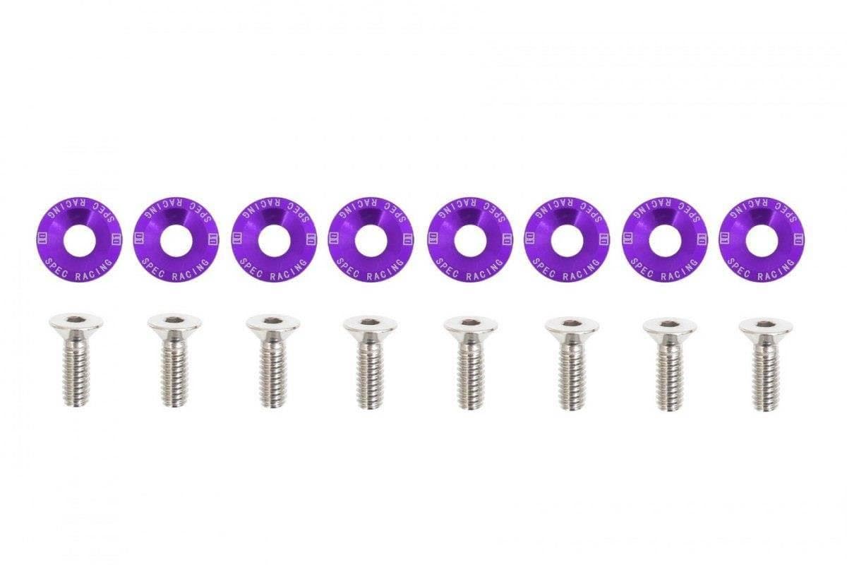 Dekoratívne skrutky M6x1.0 15mm D1 fialové 1