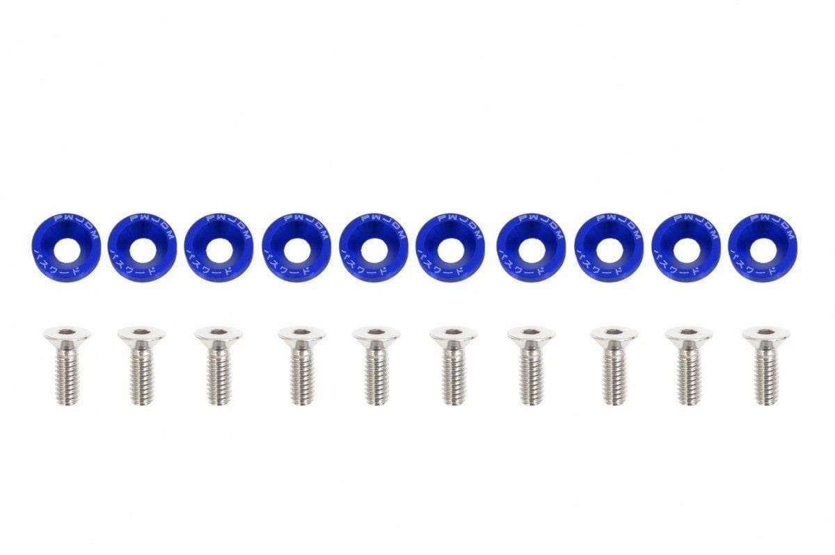 Dekoratívne skrutky M6x1.0 15mm JDM modré 1