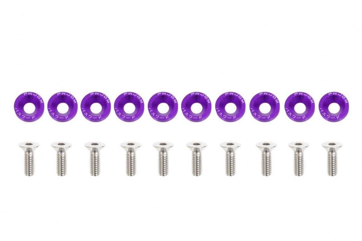 Dekoratívne skrutky M6x1.0 15mm JDM fialové 1